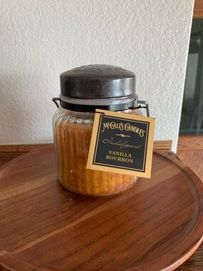 McCall's Candles Vanilla Bourbon Jar Candle - Amber Wax